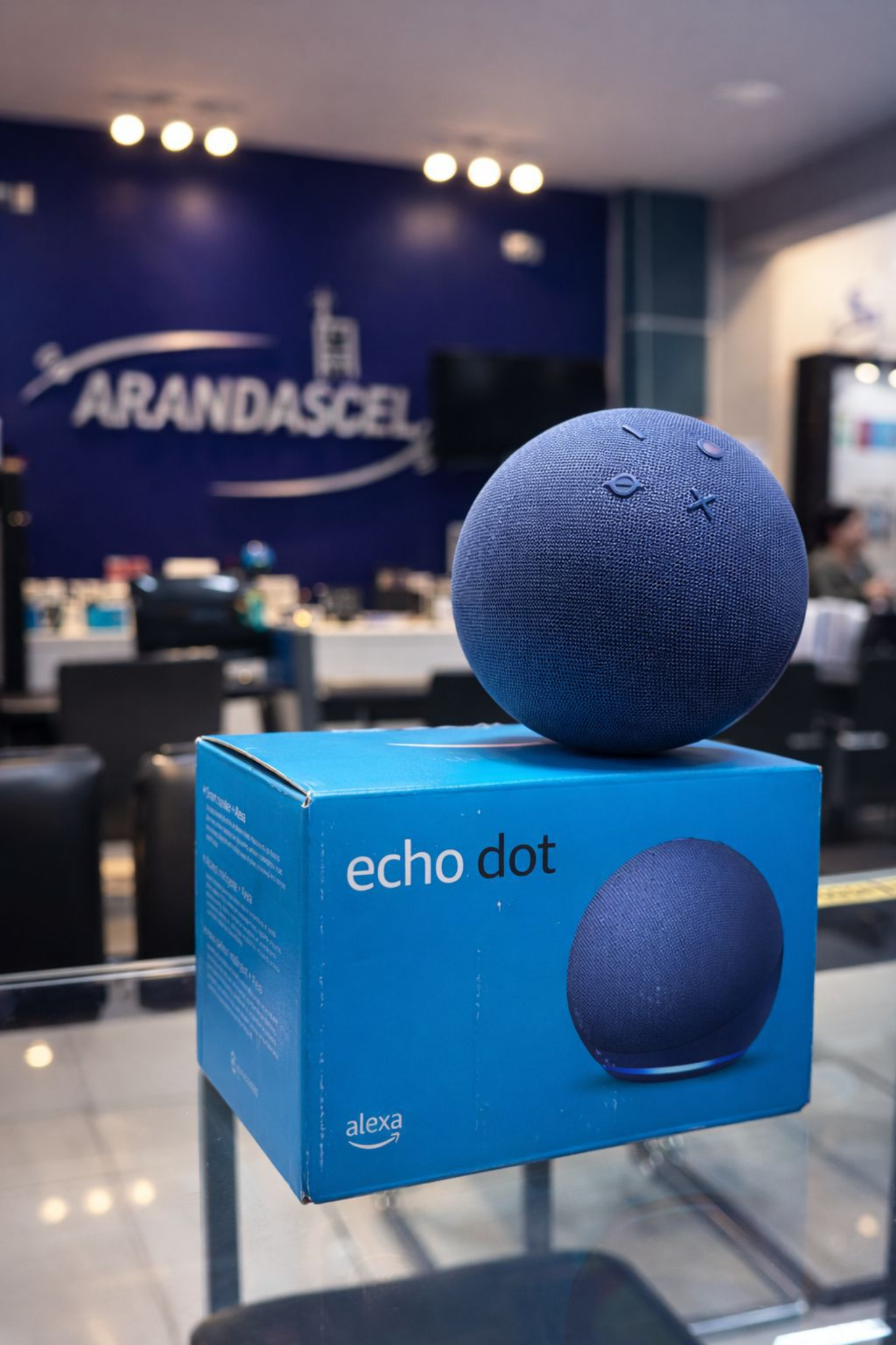 Alexa Echo Dot azul